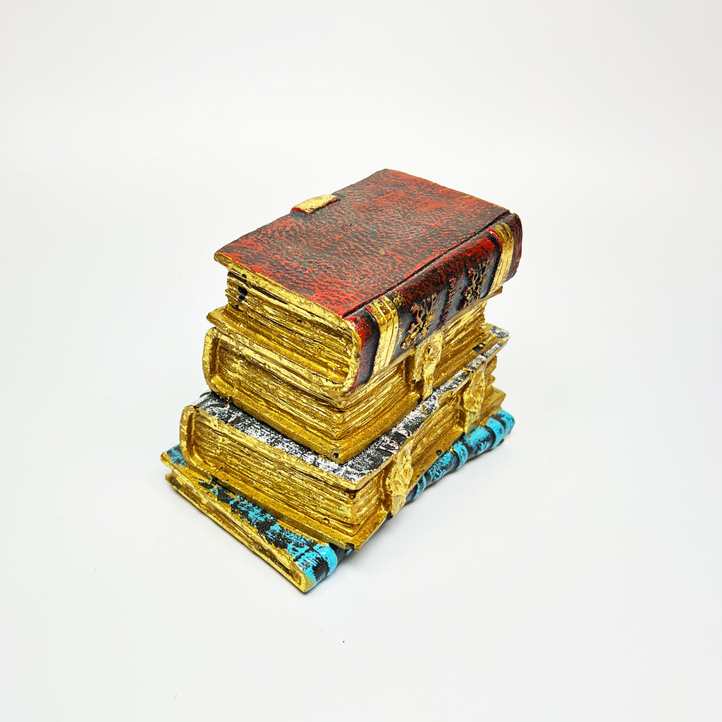 Decorative Book Stack Figurine