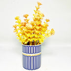 Blue Arch Ceramic Table Plant Pot