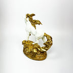 Golden Mane Horse Figurine