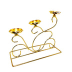 3-Cup Scrollwork Candelabra