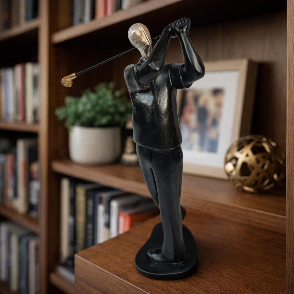 Golfer Figurine Sculpture
