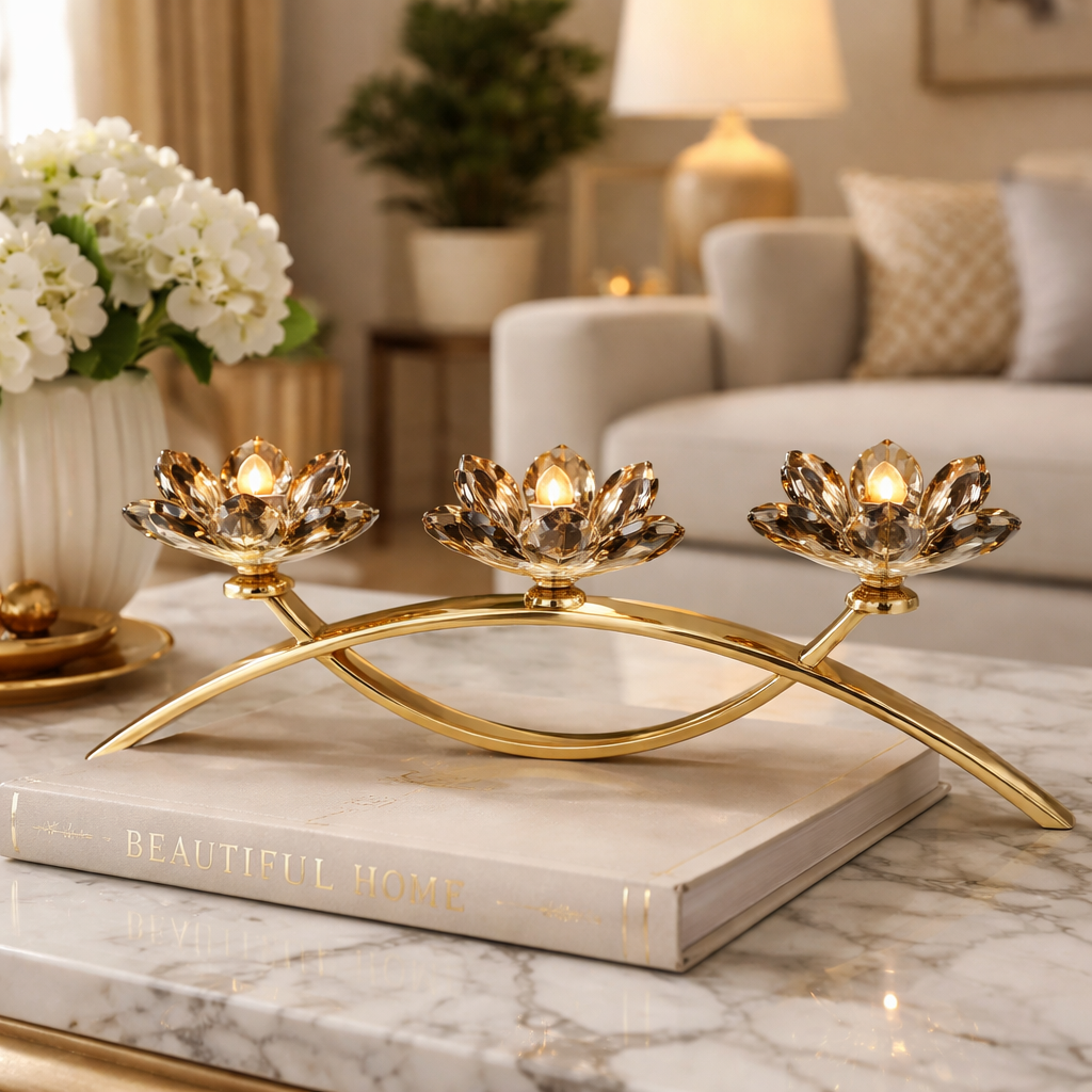 Luxury Crystal Tealight Candle Holder