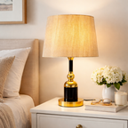 Modern Gold-Finish Table Lamp