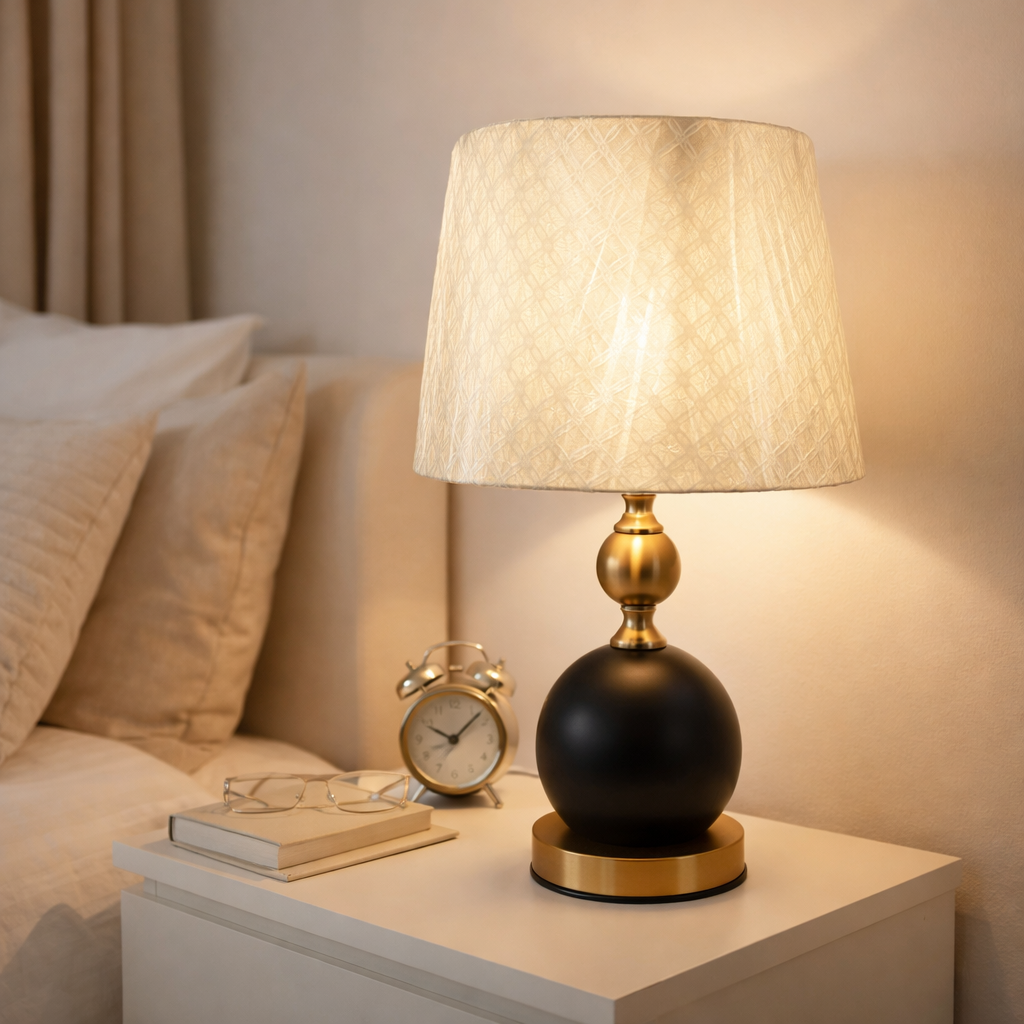Spherical Bedside Lamp