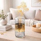Horizon Gold Cut-Out Vase