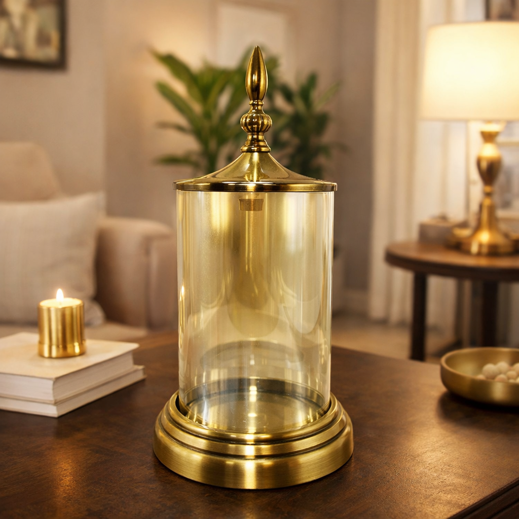 Apothecary-Style Glass Candy Jar