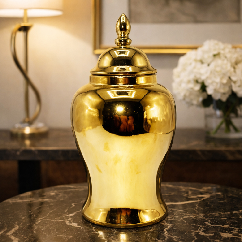 Decorative Ceramic Candy Jar