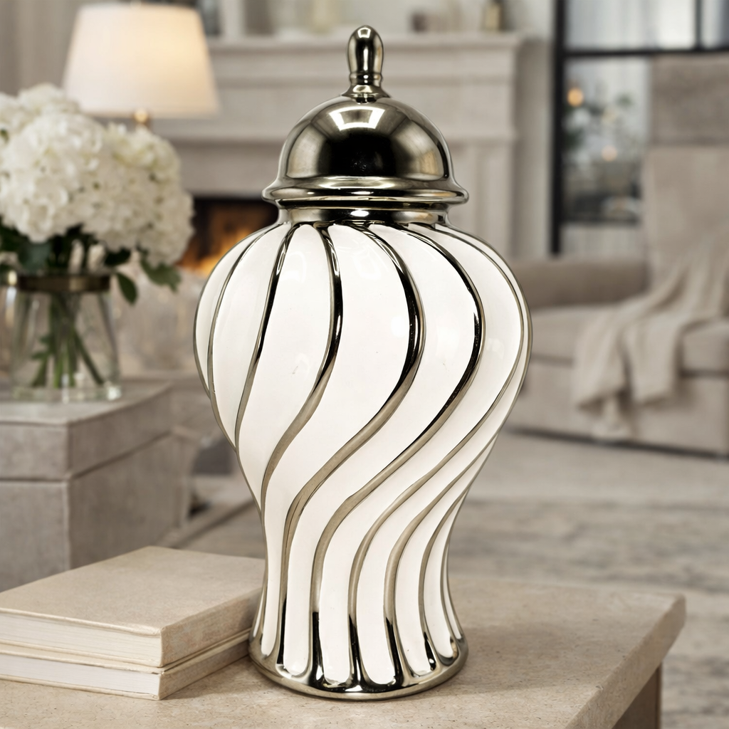 Decorative Ceramic Candy Jar