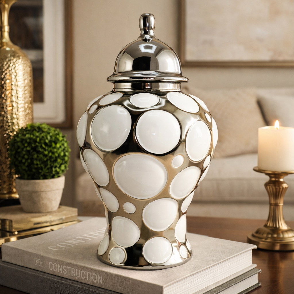 Decorative Ceramic Candy Jar
