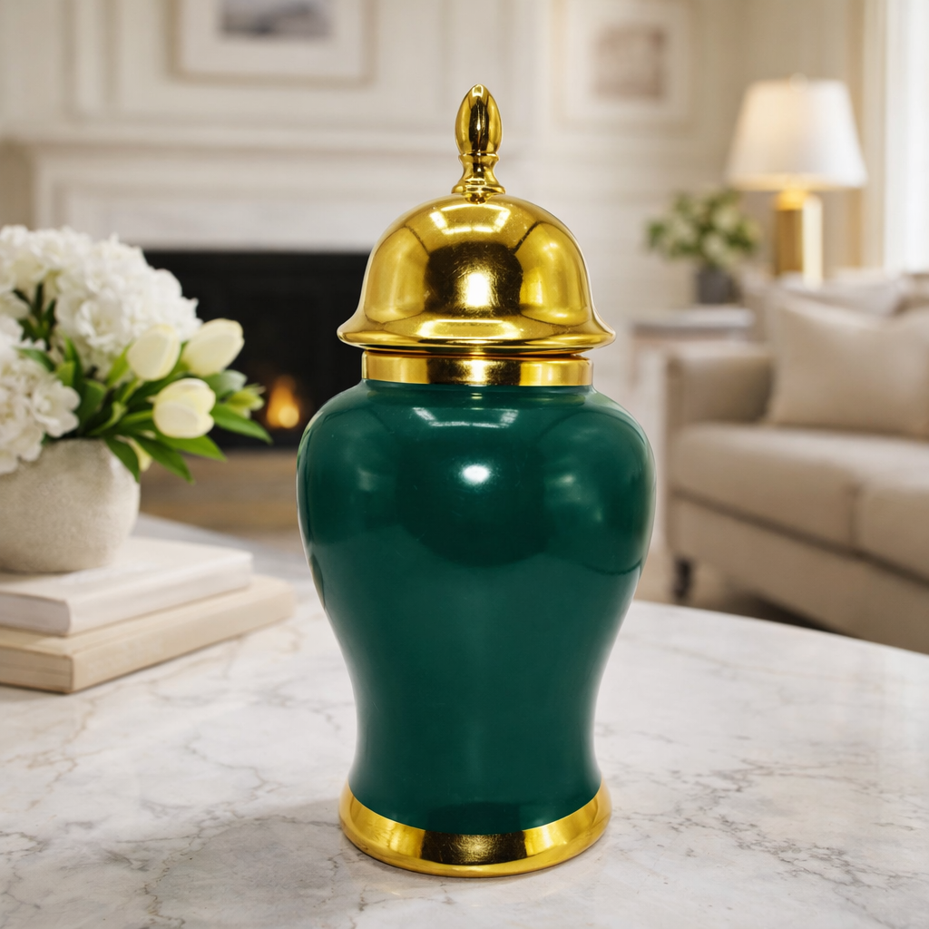 Decorative Ceramic Candy Jar