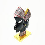 Dual Face African Art Figurine