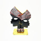 Dual Face African Art Figurine