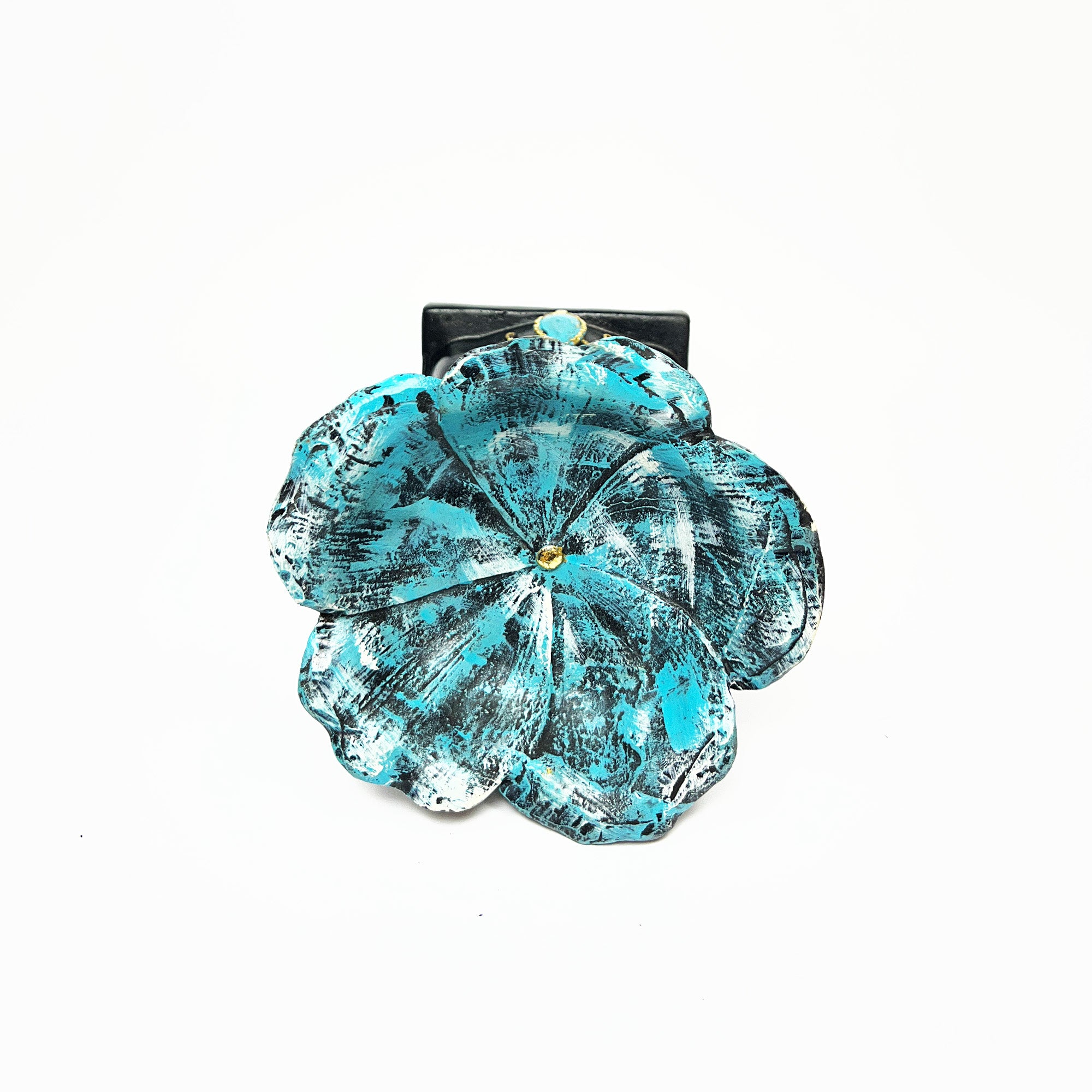 Decorative Head Planter with Flower