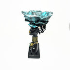 Decorative Head Planter with Flower