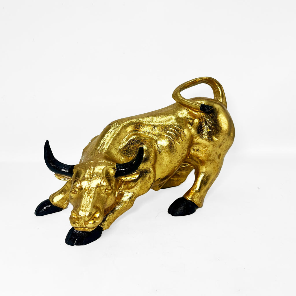 The Strong Charging Bull Figure