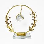 Tabletop Decor with Hanging Crystal Ball