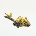 Bird Figurines on Branch