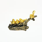 Bird Figurines on Branch