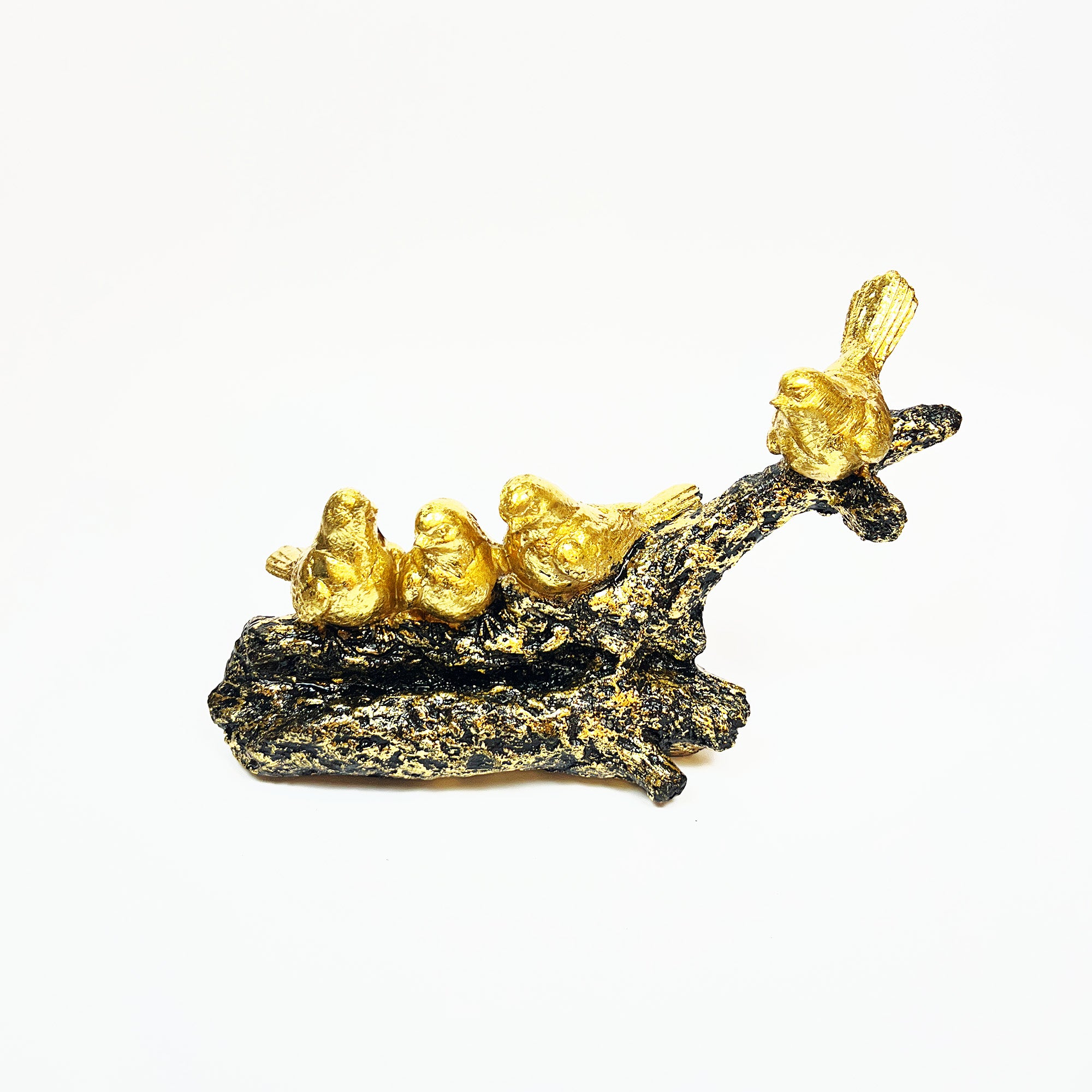 Bird Figurines on Branch