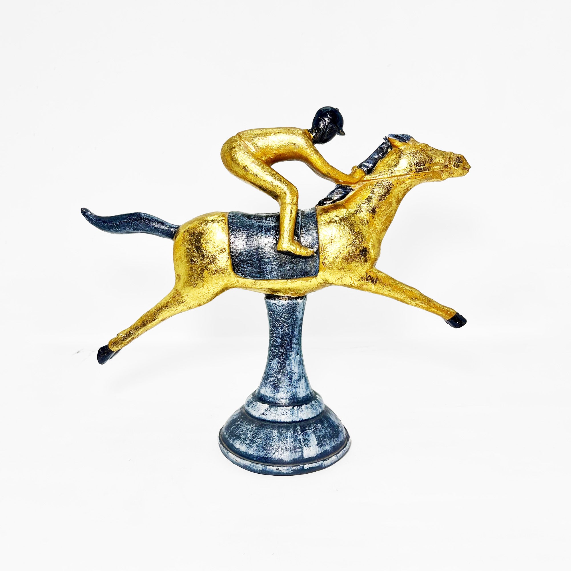 Horse Racing Figurine