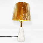 The Aura Marble & Gold Table Lamp