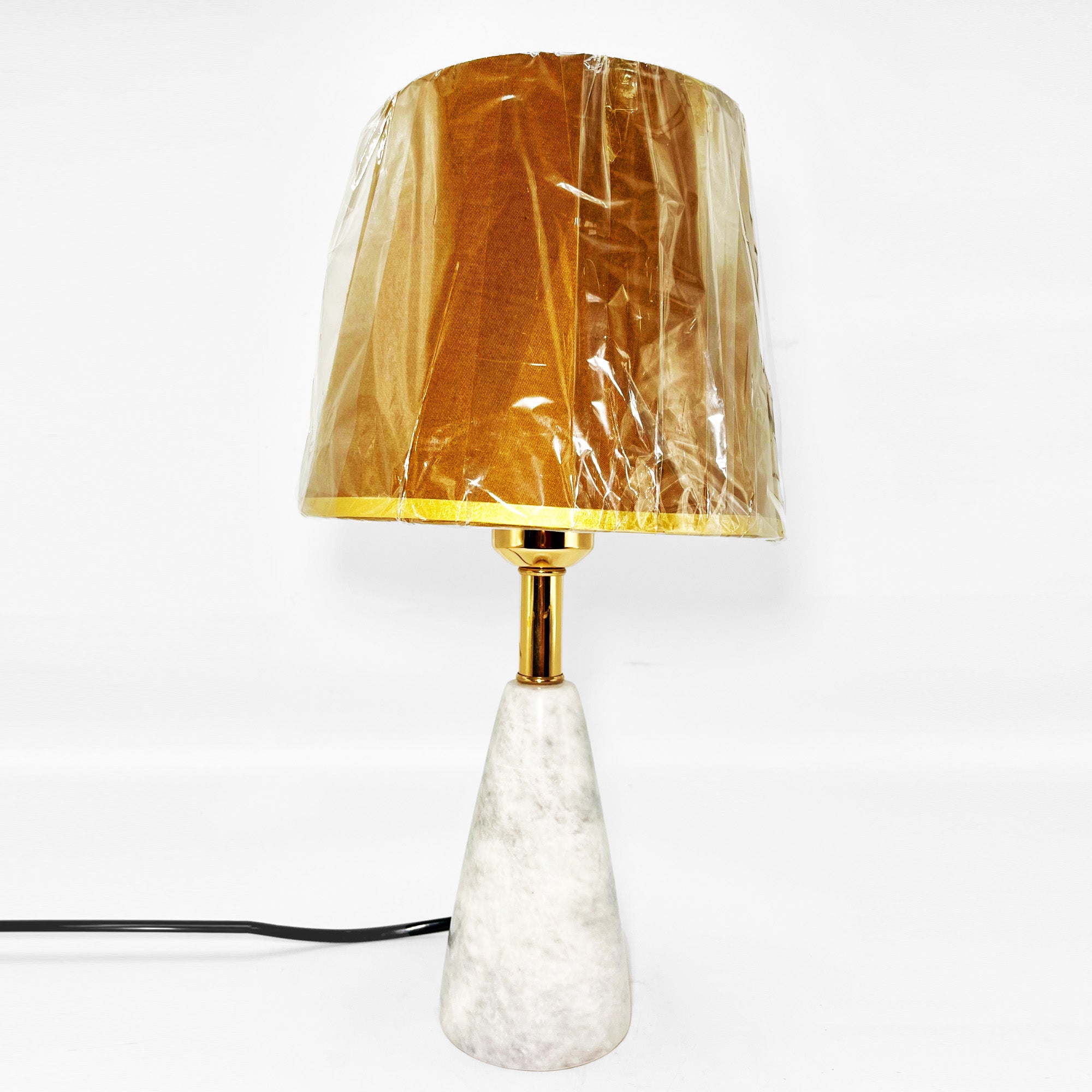 The Aura Marble & Gold Table Lamp