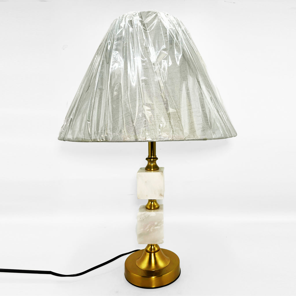 Modern Marble and Gold Table Lamp