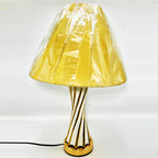 Elegant Ribbed Bedside Lamp