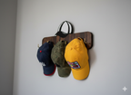 Wooden Cap Wall Rack