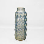 Textured Diamond-Pattern Vase