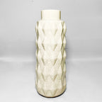 Textured Diamond-Pattern Vase