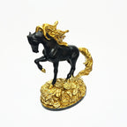 Golden Mane Horse Figurine