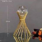 Crystal Ball-Triangular Ornament