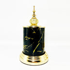 Marble Print Glass Candy Jar Set Of 3