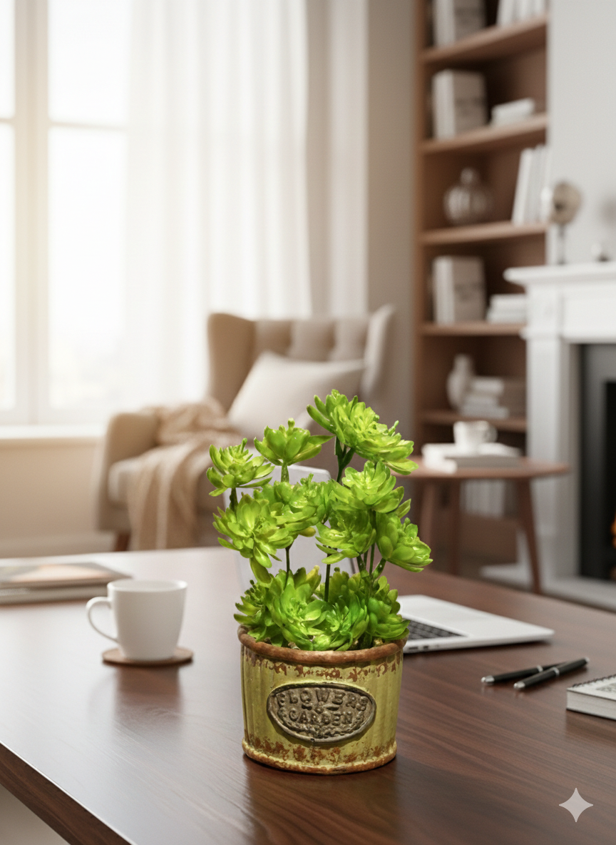 Mud Pot Green Plant