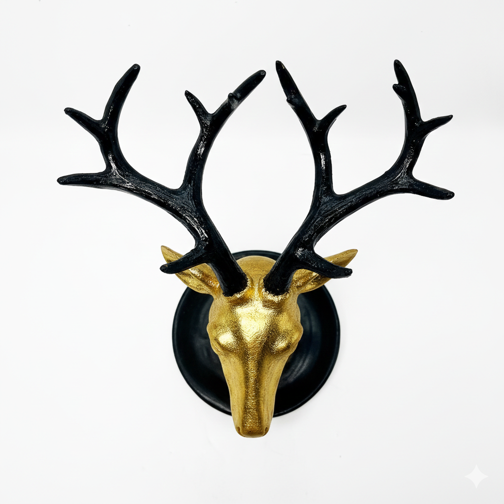 Deer Head Figurine