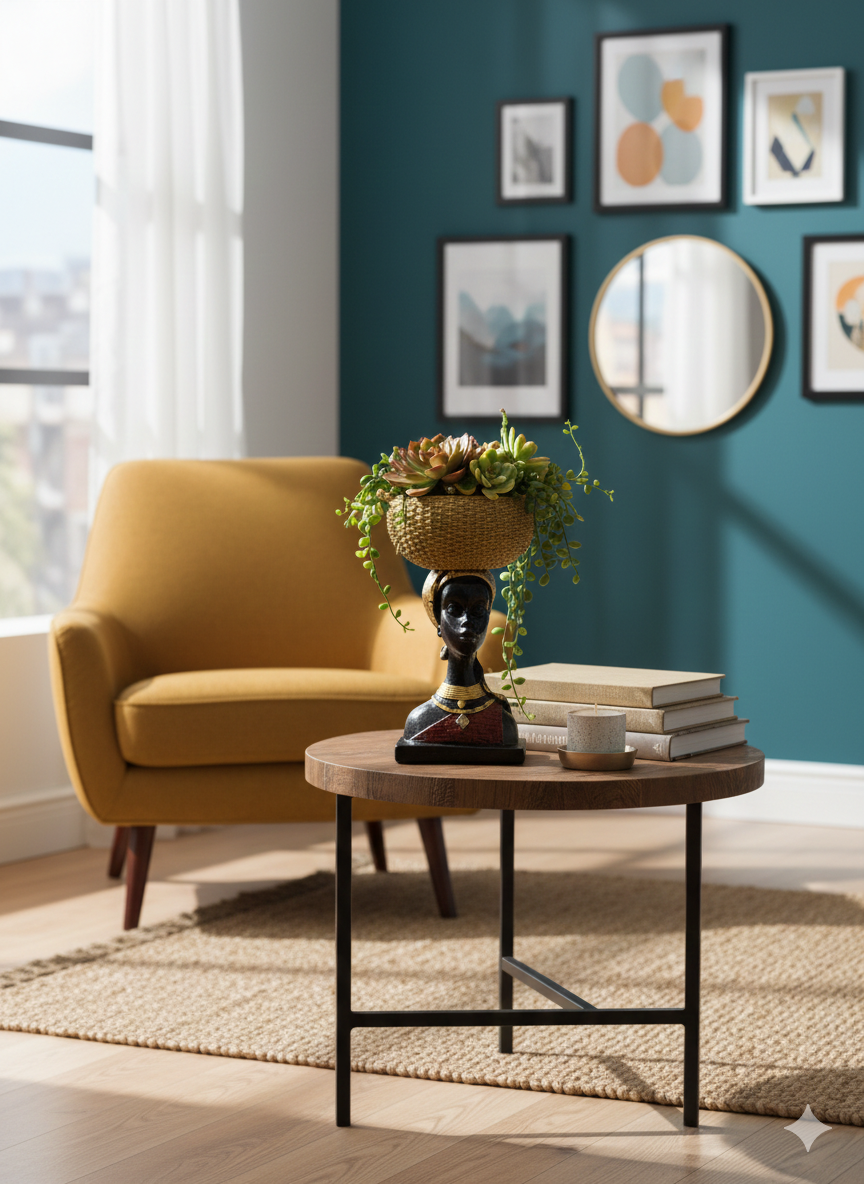 African Tribal Woman Figurine