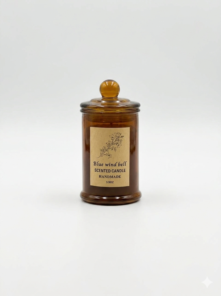 Blue Windbell Scented Candle