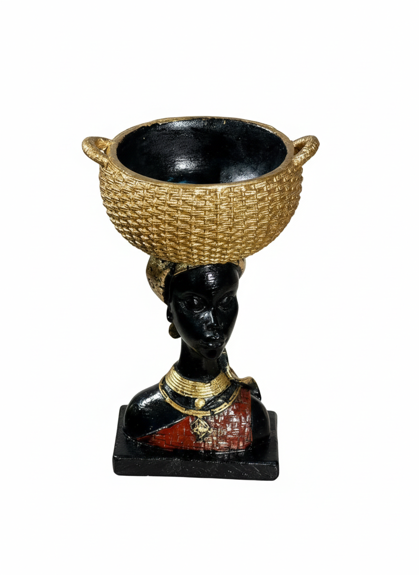 African Tribal Woman Figurine