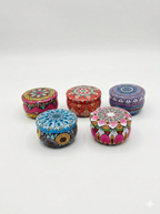 Mandala Pattern Scented Candle Small Tins