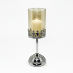 Regal Glass Hurricane Candle Holder