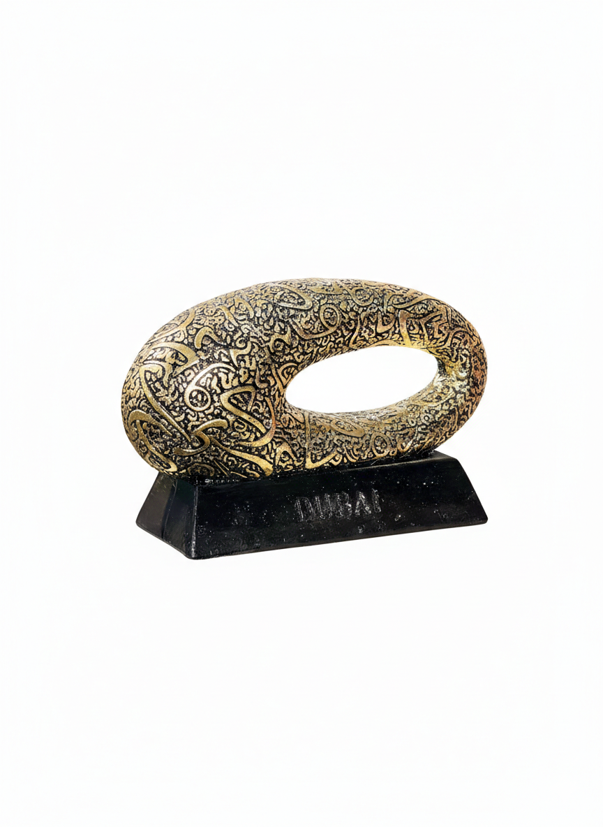 Museum of the Future Calligraphy Statue