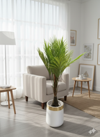 Artificial Cycas Palm With Fiber Pot