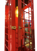 British Red Telephone Booth Lamp