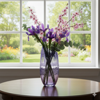 The Citrine Crackle Slant Vase