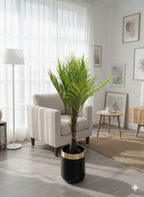 Artificial Cycas Palm With Fiber Pot