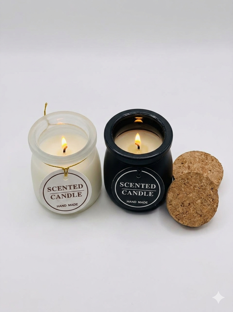 Handmade Cork Jar Scented Candle