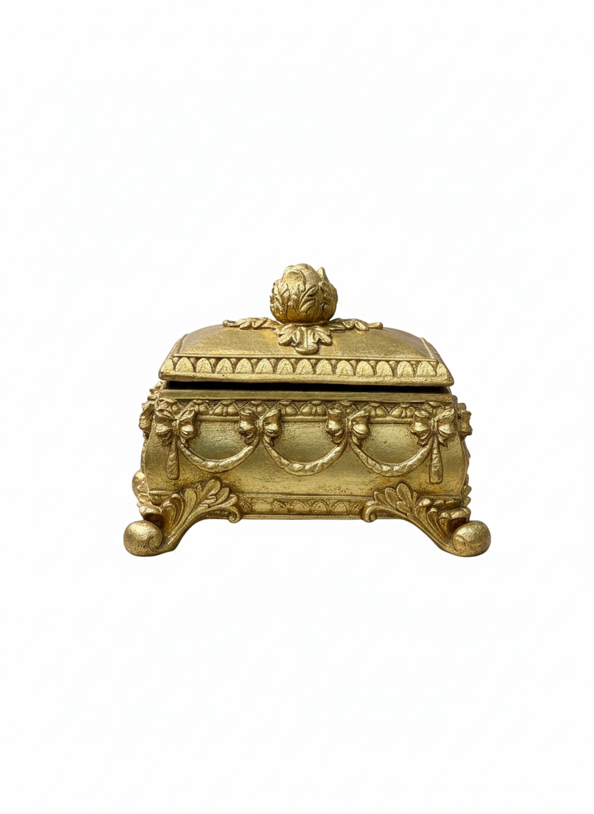 Vintage Ornate Jewelry Box