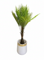 Artificial Cycas Palm With Fiber Pot