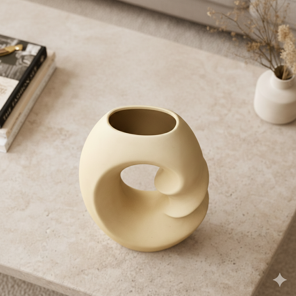 Artisan Sculptural Void Vase